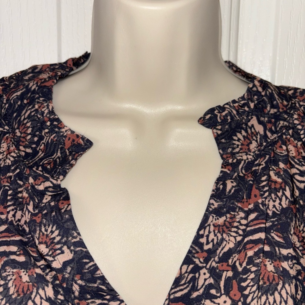 Faherty Multicolor Patterned Blouse - image 2